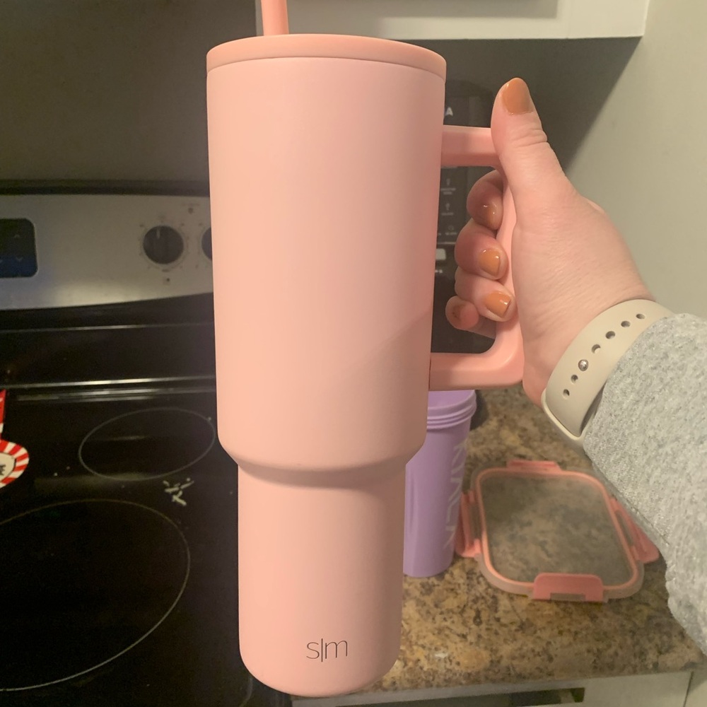 Pink Simple Modern Tumbler